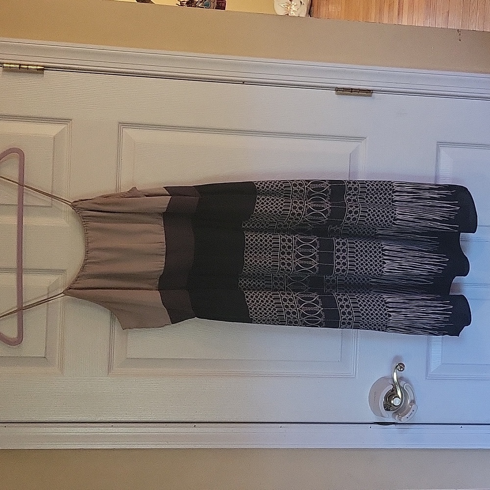 Women's Size L Old Navy Color Block Dress